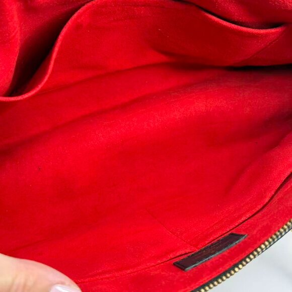 Louis Vuitton Monogram Canvas Tuileries Shoulder Bag with Red Accents - Picture 9 of 9